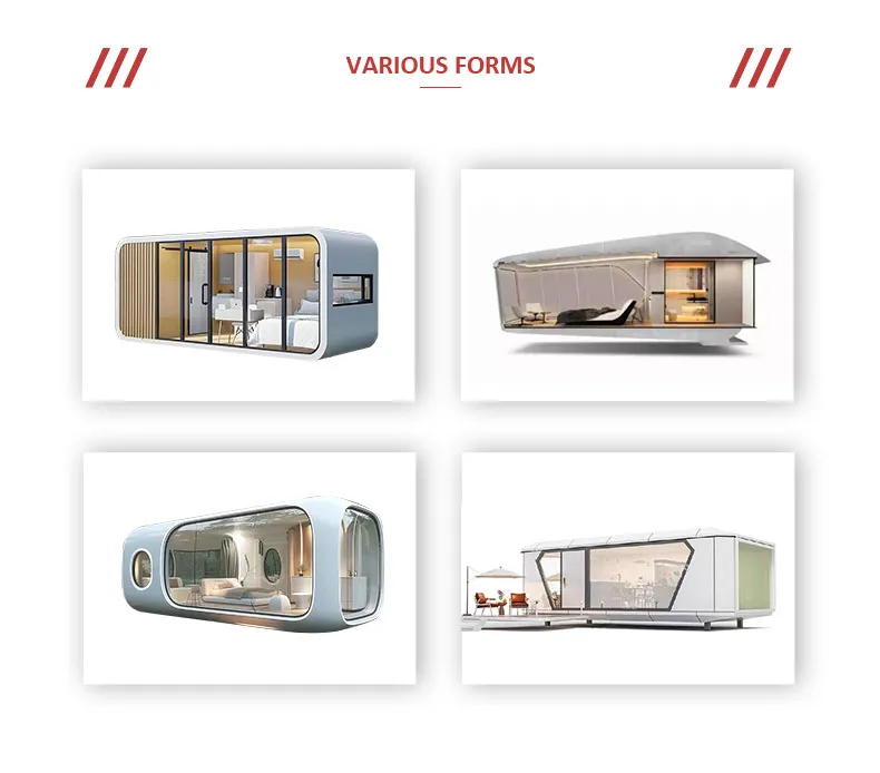 Luxury Movable Prefabricated Container Space Capsule Customizable Mobile Residences Container House Mobile Home Modular Space Capsule House