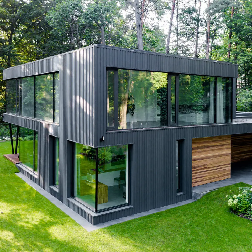 Modern Fast Delivery One Stop Solution Luxury 2 Storey Villa Fully Prefab Cement Precast Concrete Prefabricated Modular House