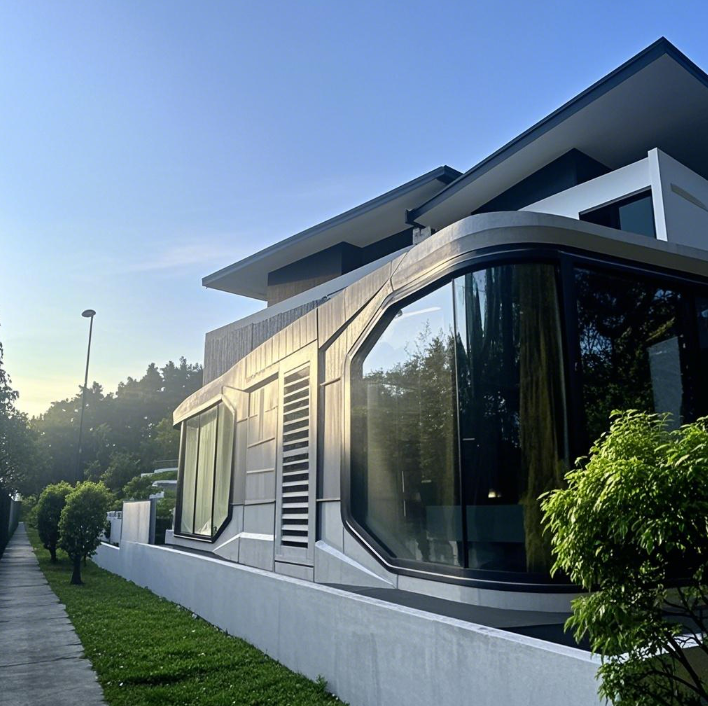 Modern Custom Size Color French Design Steel Structure Concrete Container Capsule Home Prefab Tiny Living Space For Hotel Resort