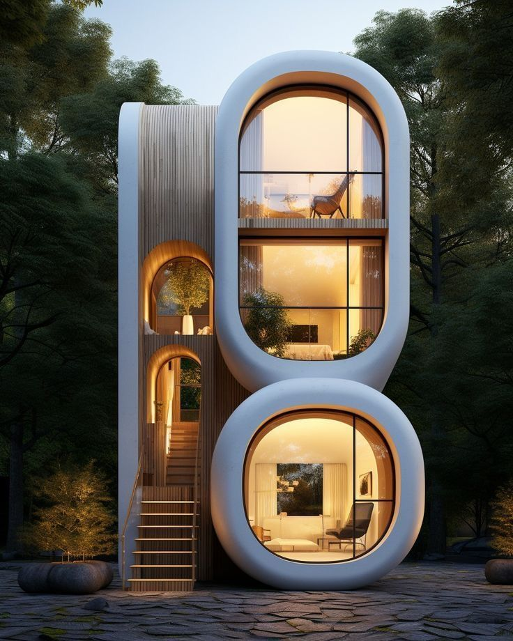 Latest Design Ready-to-Use 2-Story Prefabricated Capsule House 100% Factory Pre-installed with Fast Lead Time