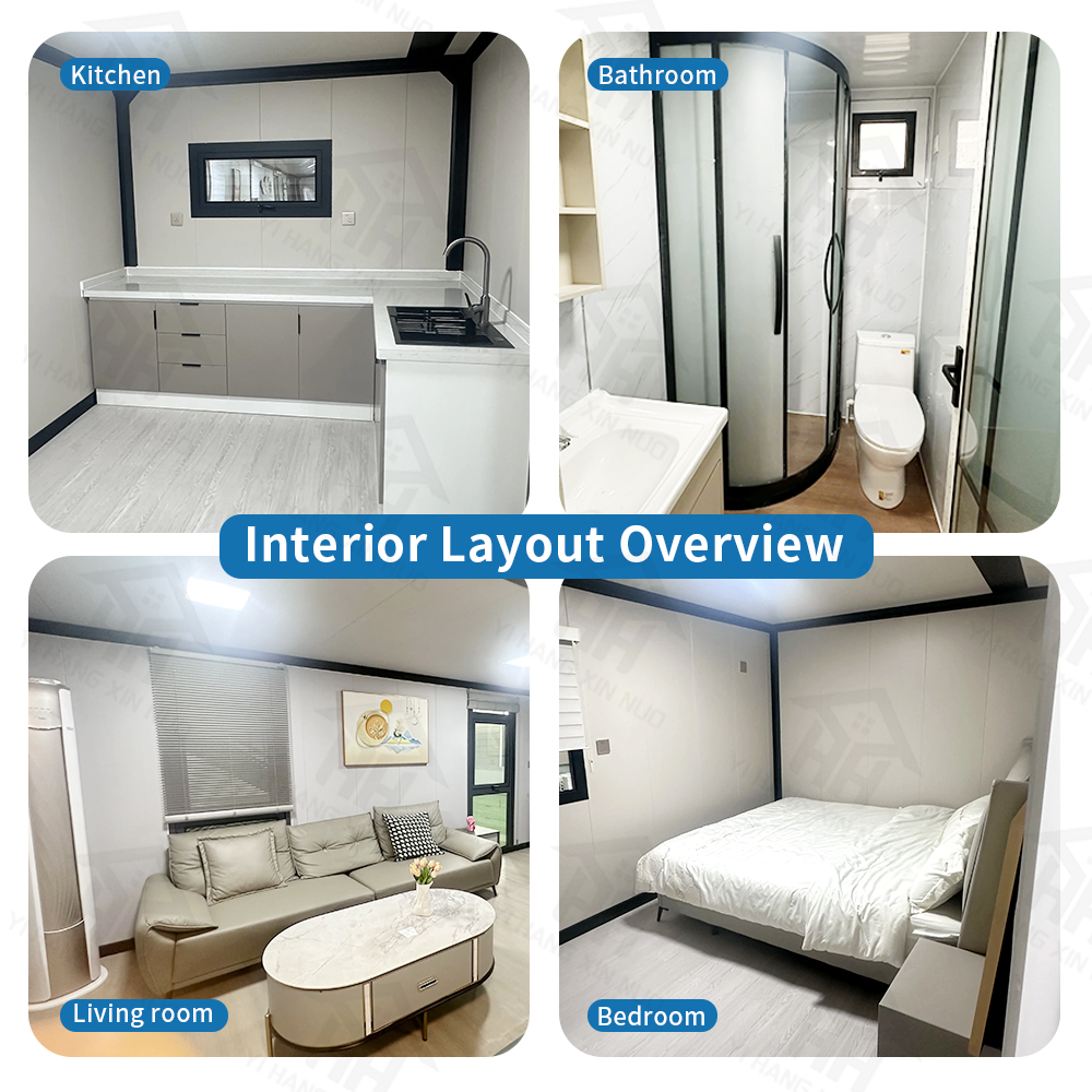 Portable Expandable Container House Folding Prefabricated Container House Home For Camping Or Workshop