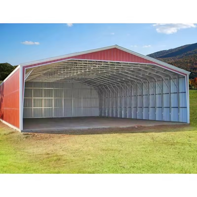 Practical Prefabricated Steel Structure Warehouses For Office Building Garage Shed