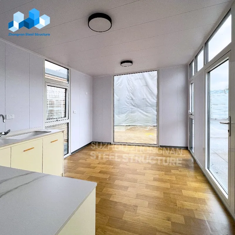 Flat Pack Prefab Modular Living House Office Tiny Cabin Accommodation Dormitory School Hospital Prefabricated Container House