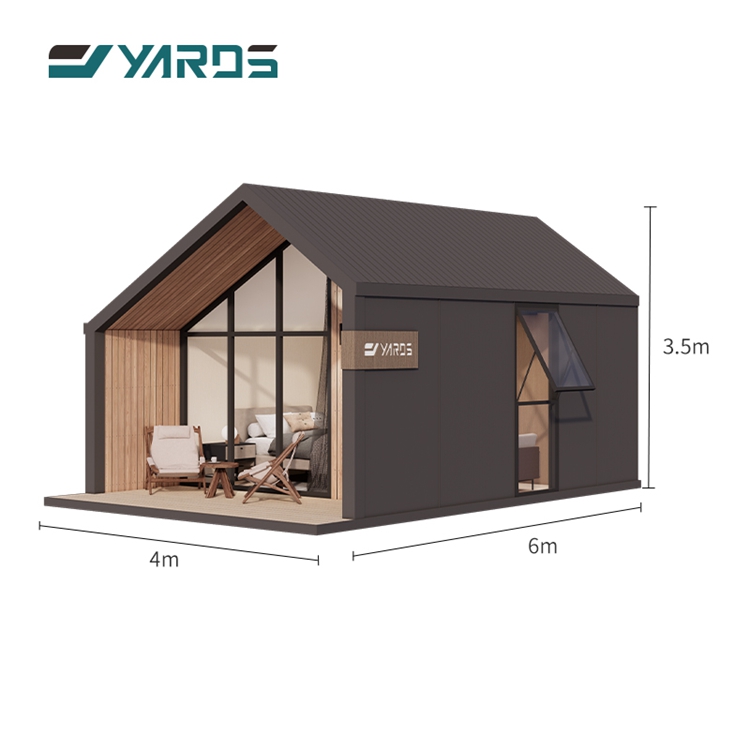 Customizable Wholesale High Corrosion Resistance Warm Vacation Cabins Glamping Outdoor Tiny House