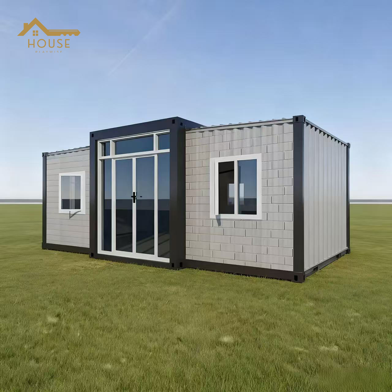 Portable 20 Foot With 3 Bedroom Prefab Houses Modern Homes Villa Light Steel Luxury Fabricated Living Container House