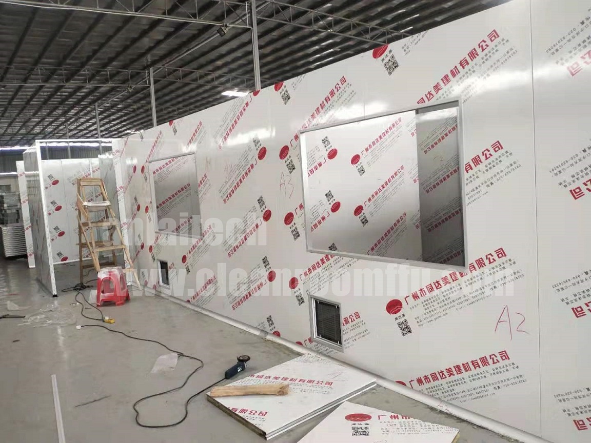 Prefab Mobile Modular Medical Advices Clean Room Laboratory Cleanroom