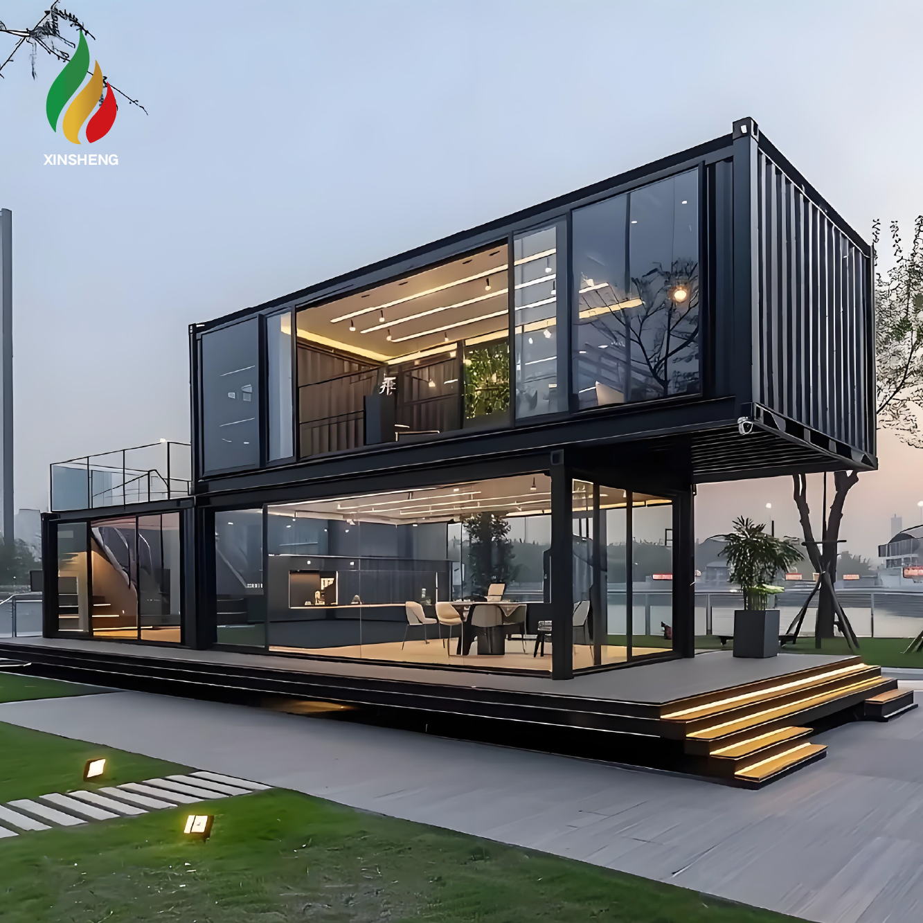 Trendy Modular Flat-pack Container Housing For Hotels Office Buildings Schools Kitchens-Removable Customizable Sizes