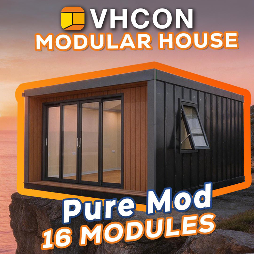 Modern Modular Light Steel Prefab Cabin with Bathroom for Backyard Living and Guest House