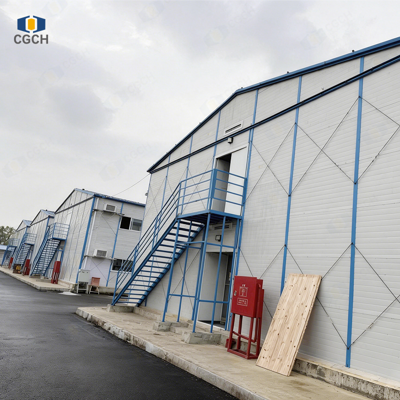 CGCH Fireproof Sandwich Panel Quick-Assemble Multi-Story Workers Accommodation Modular Prefab Container House Temporary Building