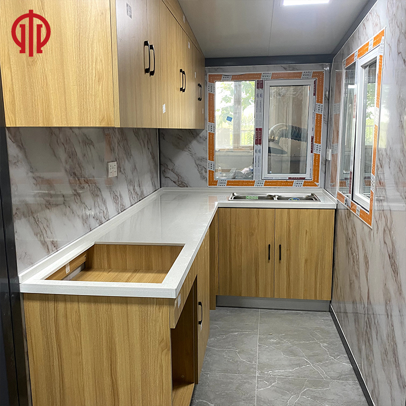 Portable Luxury Modular Homes 20FT Expandable Steel Container 1-4 Bedroom Tiny Villas