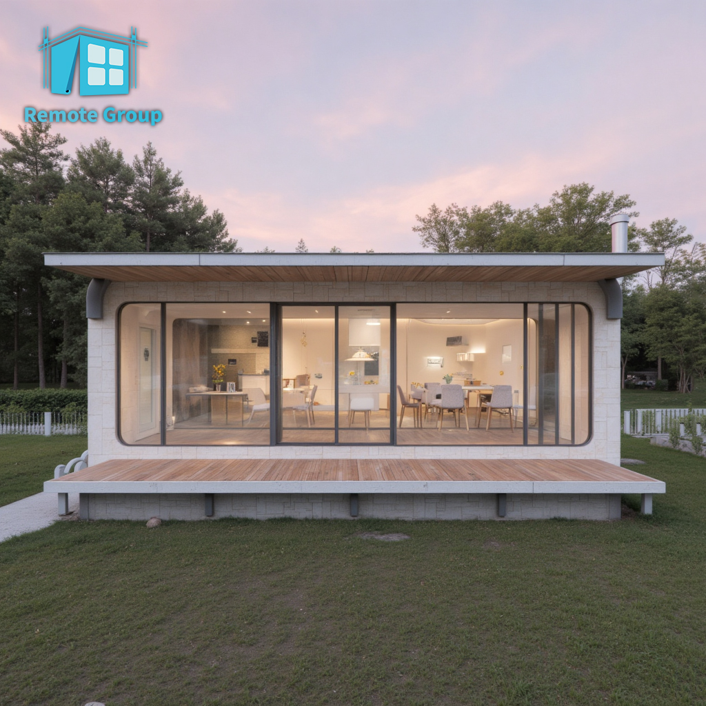 Hot Sale Modular Prefab Steel Waterproof Container House Apple Office Cabin House For Unused Land