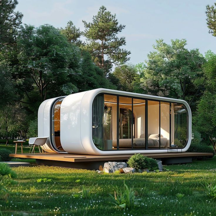 Latest Design Prefabricated Container Scenic Area Modular Space Cabin Mobile House Guesthouse Office Intelligent Residence