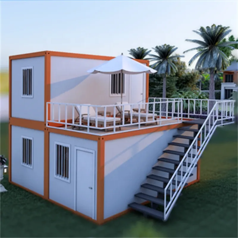 Storage 20FT Low Cost Prefabricated Home Office Shipping Portable Luxury Living Modern Modular Flat Pack Manufactured Shipping Prefab Container House