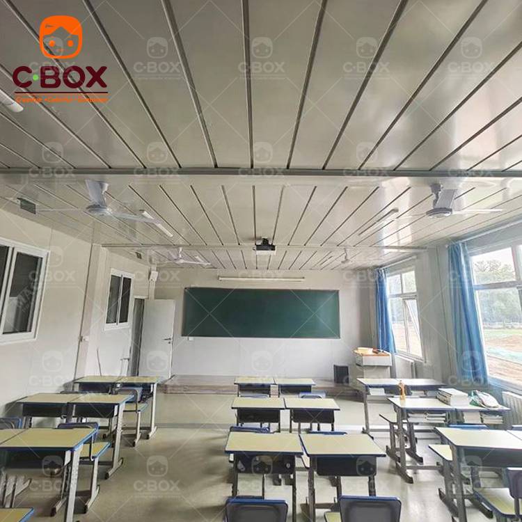 Cbox Wholesale Prefab Teaching Building Multi-Story Tiny Homes Mobile School Classroom Modular Detachable Container House