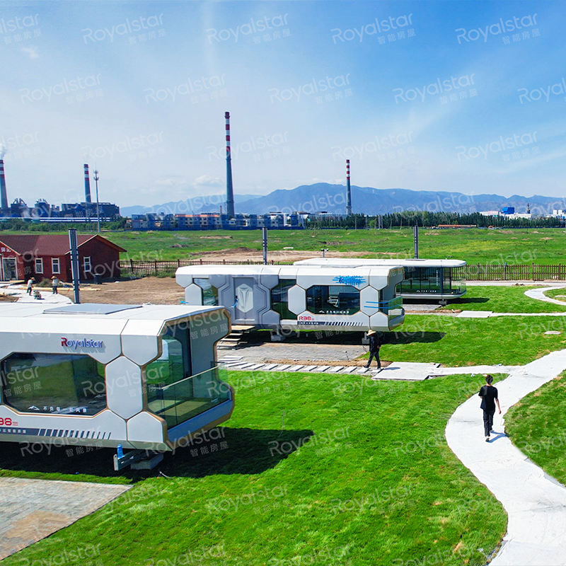 Outdoor Eco-Capsule House Pods Prefabricated Modular Space Capsule Rooms Cabin Container