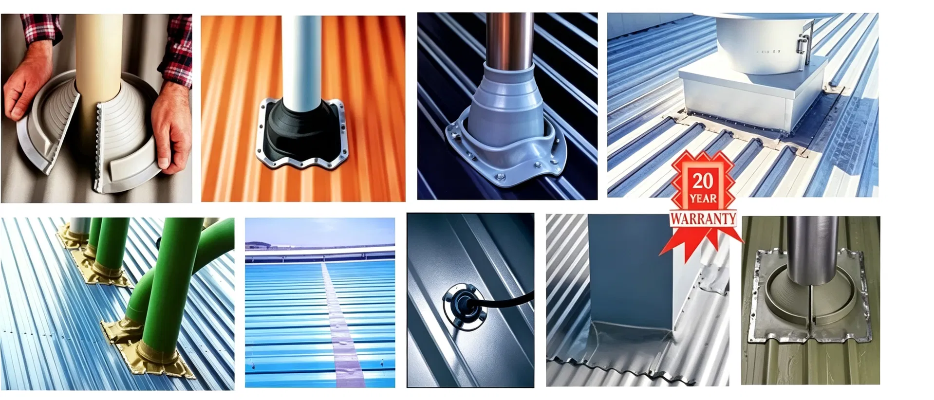 EPDM Waterproof Flashing Caps for Roof Pipes