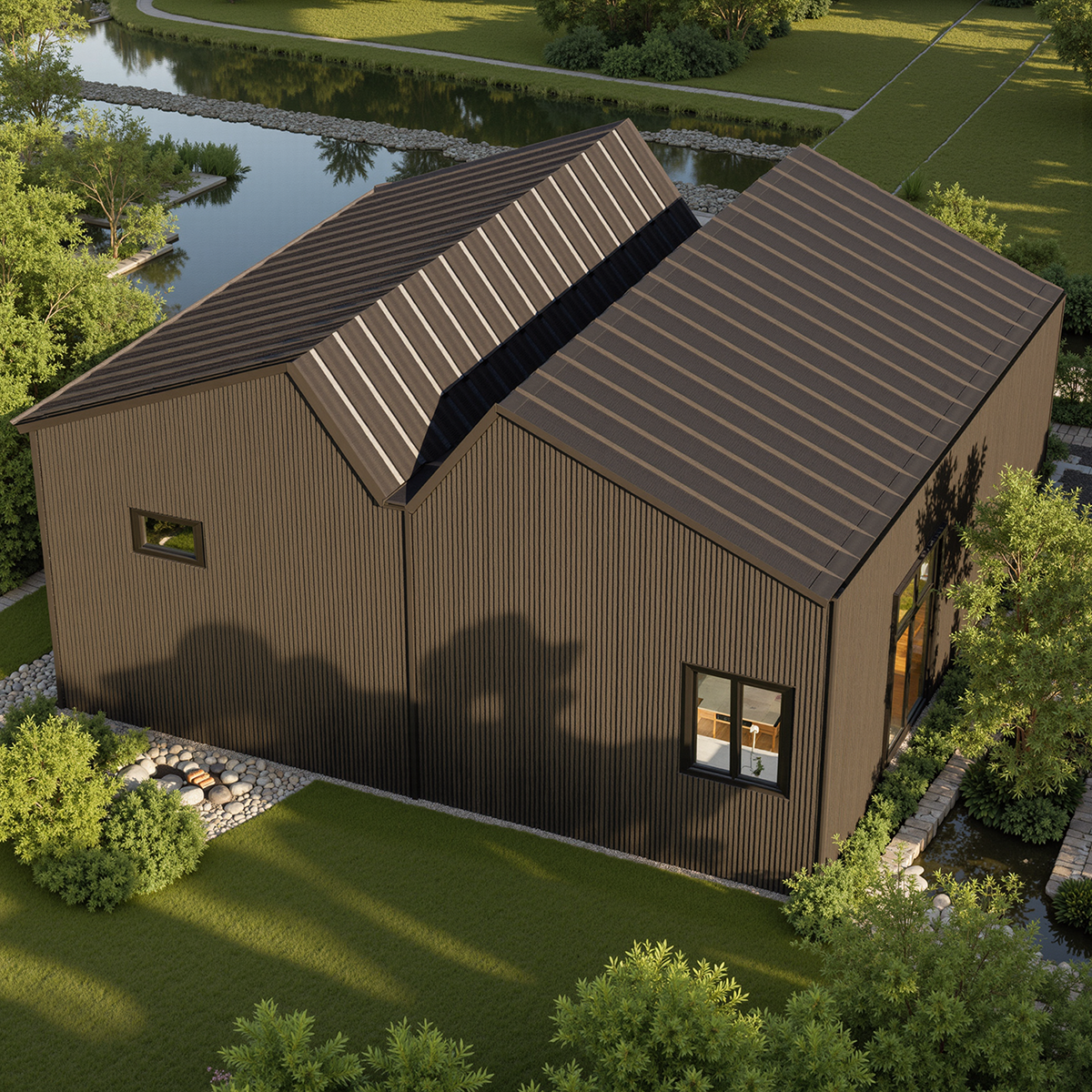 Prefabricated Steel Structure Villa with Luxury Modular Design for Coastal Residences Resorts Modular Container House