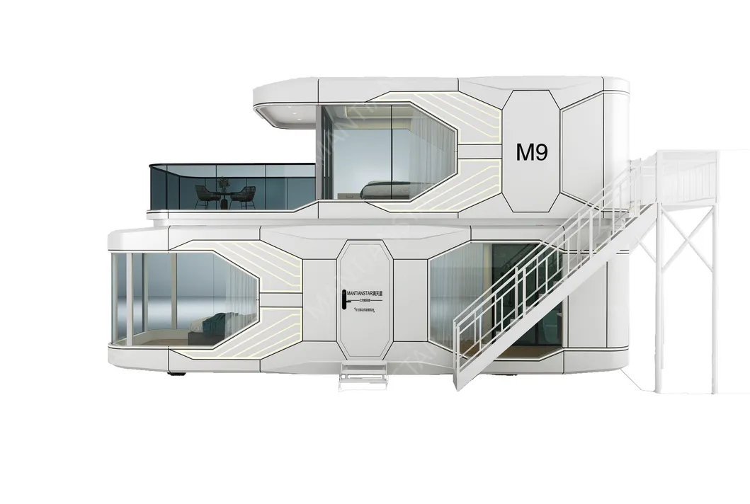 Modular Mobile Container House Modern Steel Structure Building House Modern Capsule House