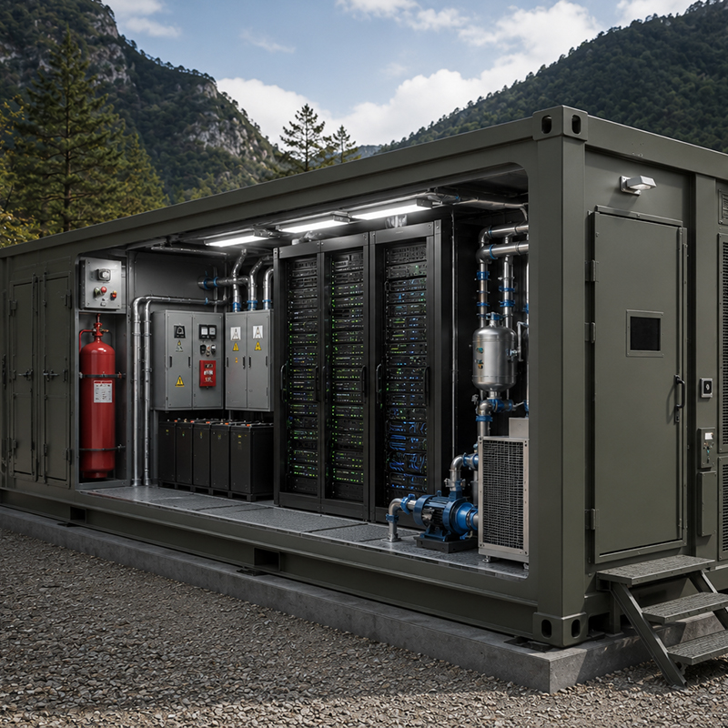 Containerized Prefabricated Site 20ft 40ft Modular Data Center Container BRM BUNKER DATA CENTER