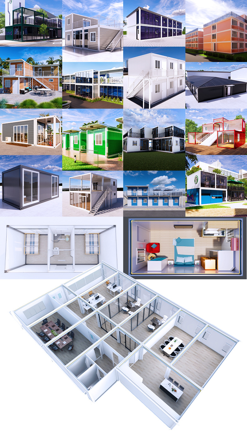 Prefabricated Steel Sandwich Panel Commercial Container House for STORE Building and Shop Use Kiosk Shops