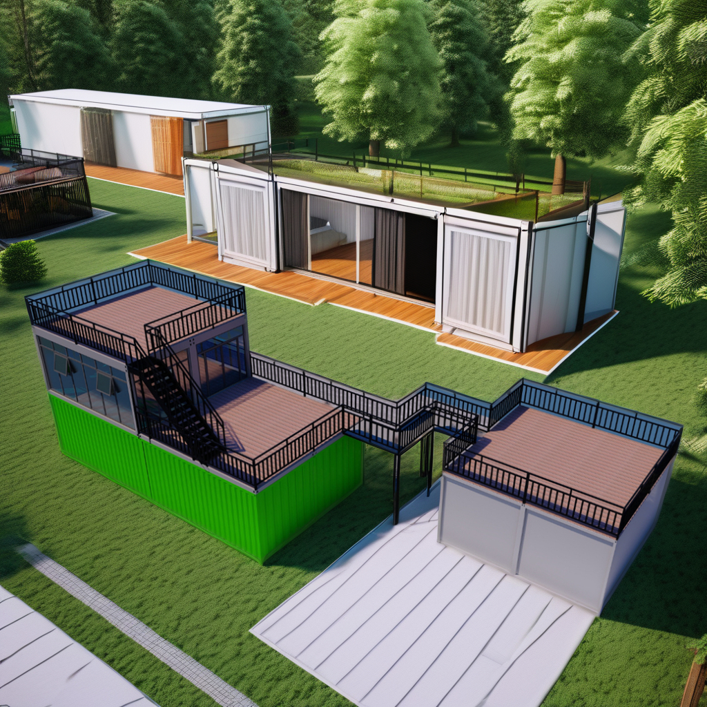 JHCE Prefabricated Villa Model Workshop High Quality Galvanized Light Gauge Steel Sandwich Panel Easy Assemble 2 Storey Modern 2
