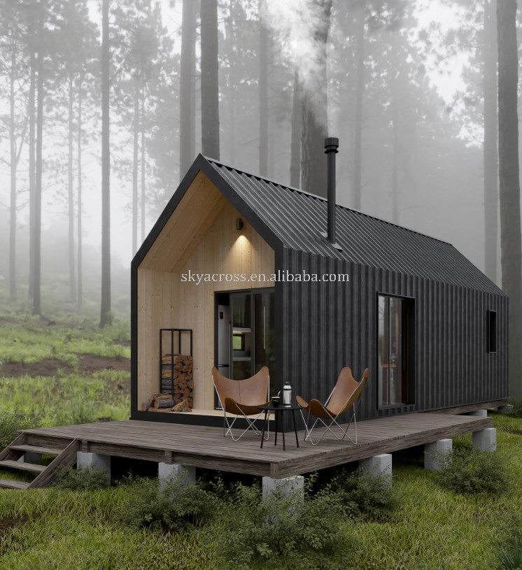 A Frame Cabin Complete Tiny House Kit Ecological House Small Houses For Living Modern Garden Homes Modular Design Kit Cabins