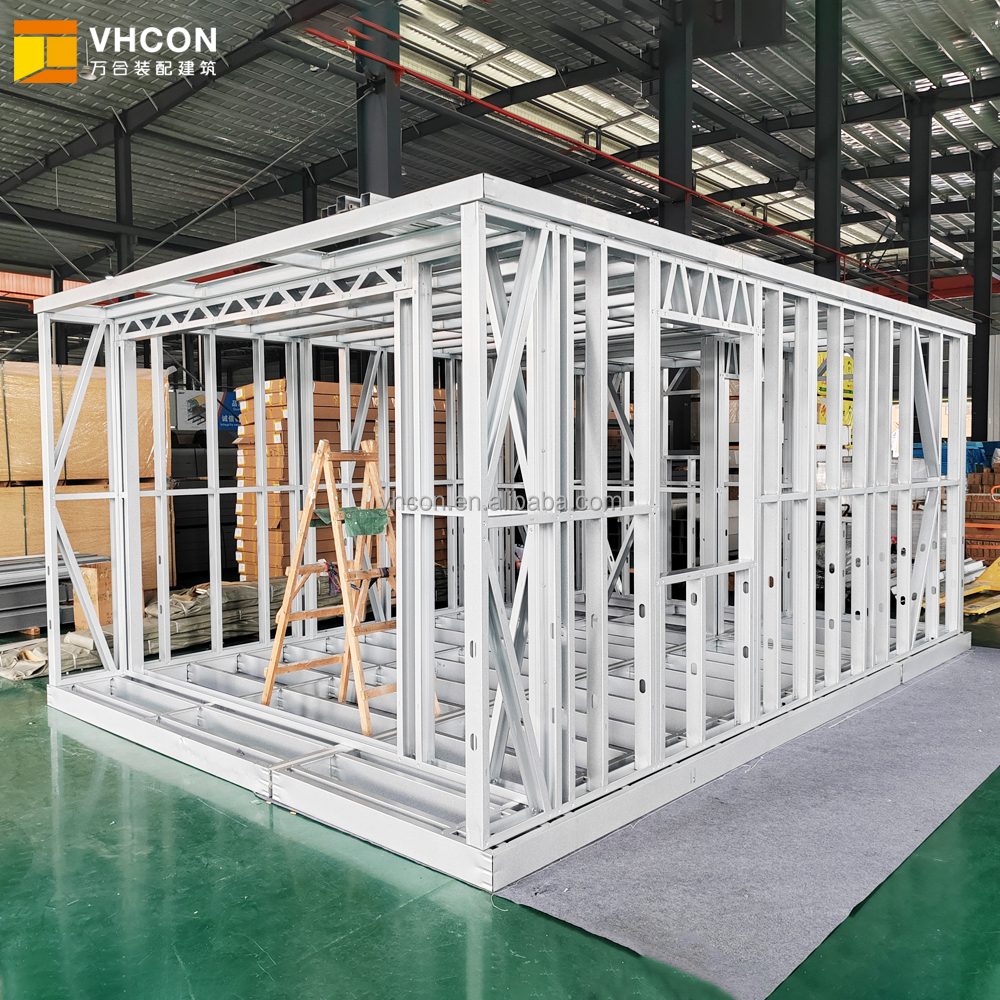 Modern Modular Light Steel Prefab Cabin with Bathroom for Backyard Living and Guest House