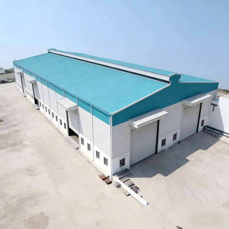 Customized Modern Multi-storey Steel Structure Building Prefabricated Commercial Office &amp; Warehouse Eco-friendly