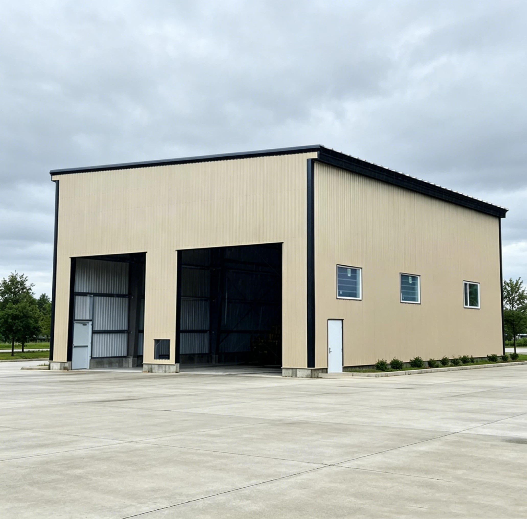 Low Cost Modern Design Prefabricated Warehouse Building Prefab Steel Outdoor Shed Storage Warehouse Cold Storage For Sale
