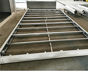Installation of bottom frame
