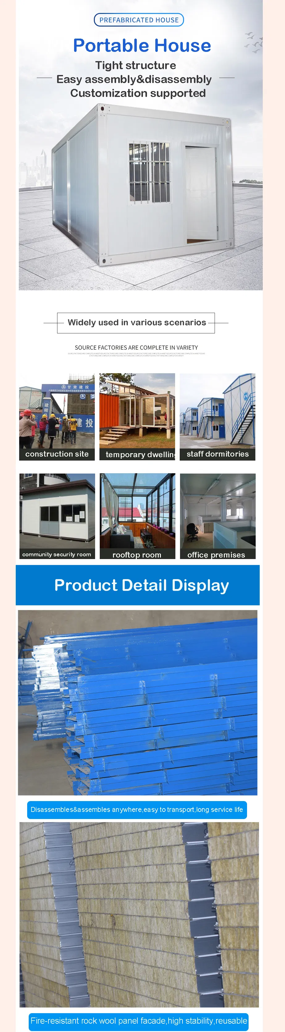 Modern Prefabricated Modular Container Villa Details