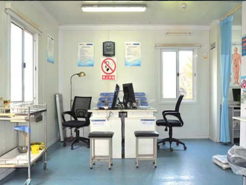 Cost Effective High Strength 20ft Modular Medical Clinic with Bathroom for Mobile Treatment Center