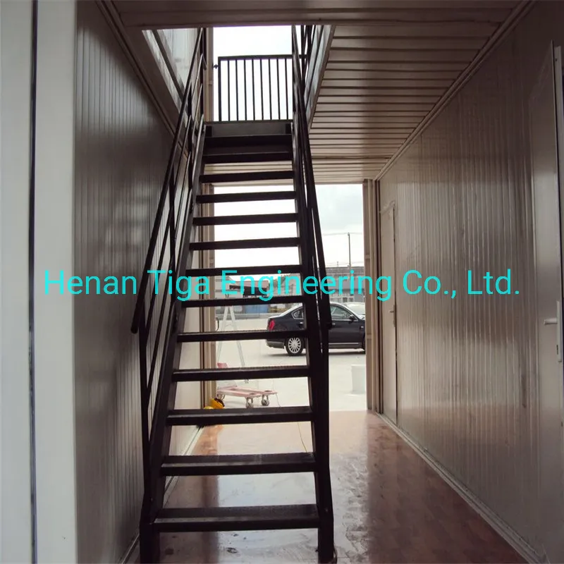 Two Storey Modular Worker Living Construction Site Office Prefabricated Foldable Container House