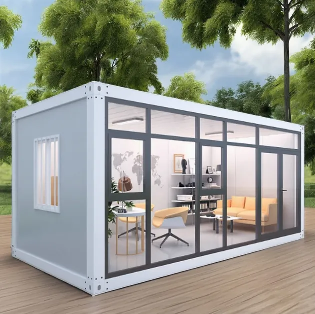 Prefab Fast Build Prefab House 10FT 20FT 40FT Modular Folding Container Hotel House Small Tiny Container House Home Office
