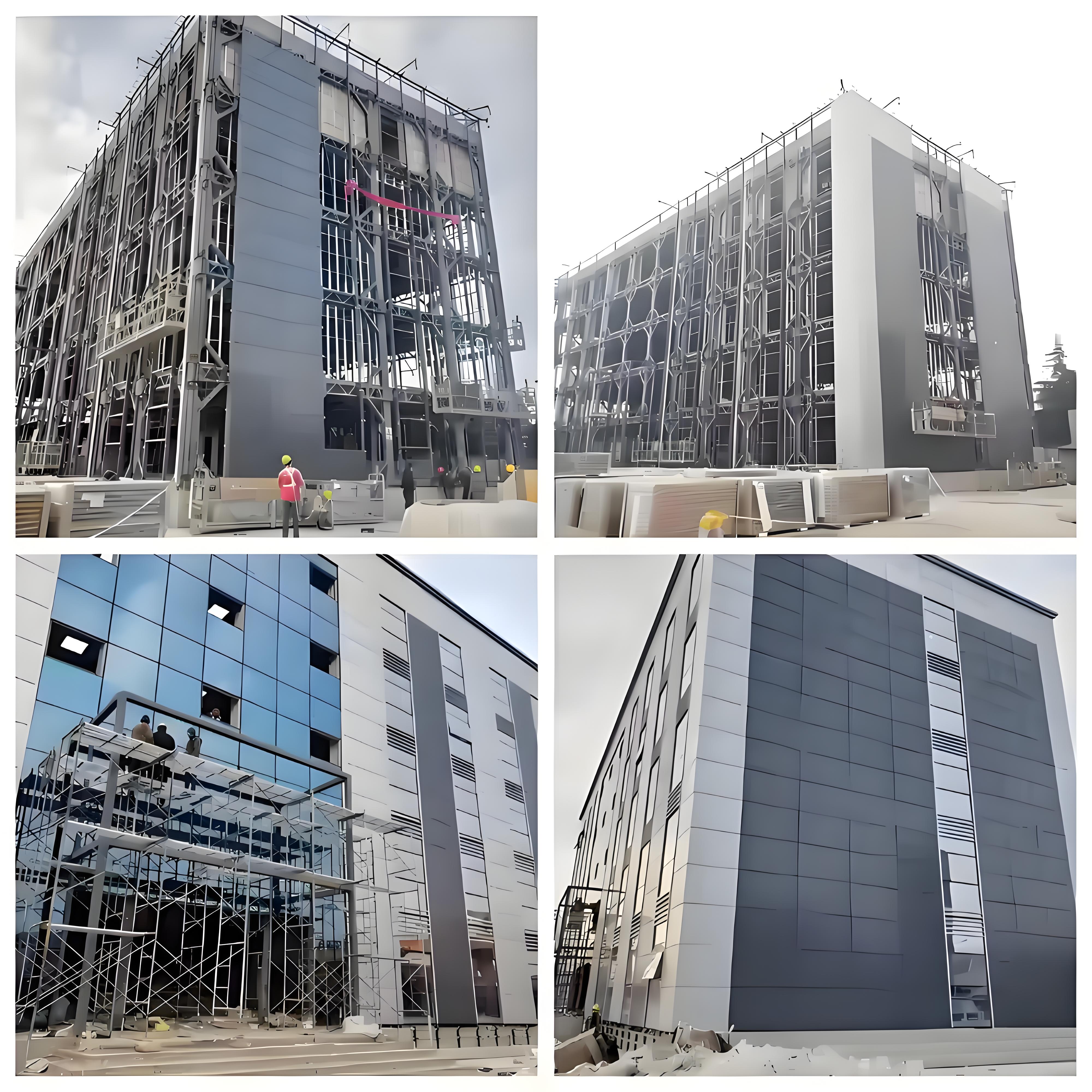 Fast Install Multi-Story Prefab Lightweight Steel Structure Building Welded Construction Custom Engineered for
