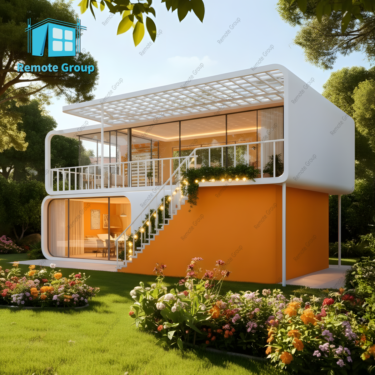 Modular Home 40 FT 20 Feet 30 Foot Apple Cabin Living Container House Villa For Apartment Hotel Office