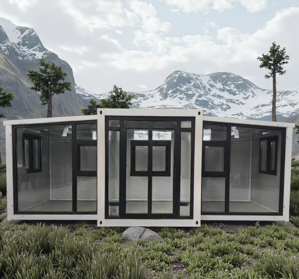 Expandable container house