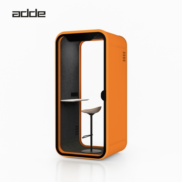 Easy Install Single Person Privacy Home Indoor Outdoor Intelligent Office Meeting Pod Low Noise Prefab Glass Office Room Pod