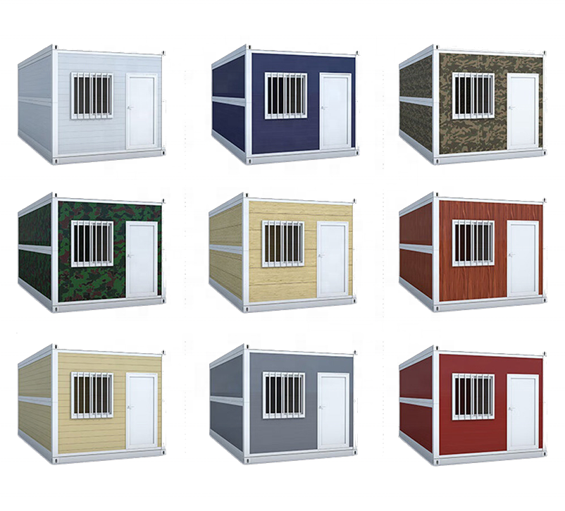 Fast Build Install Foldable Container House Waterproof Prefab Dormitory&amp;Mobile Living Home Rapid Deployment Folding Cabin Office