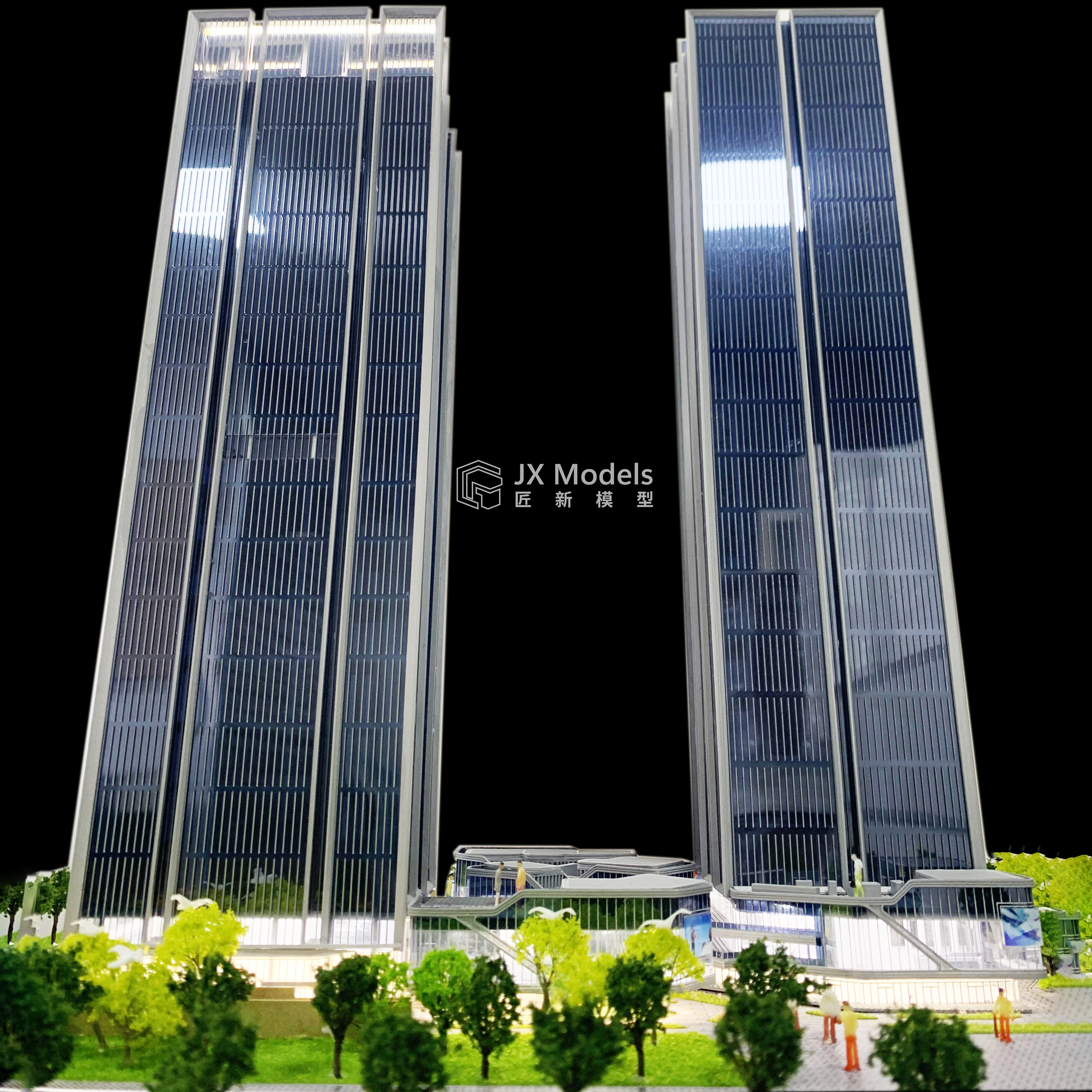 Customized Office Building Model Skyscraper Building Model Business Office Building Model Design And Production One-stop Service
