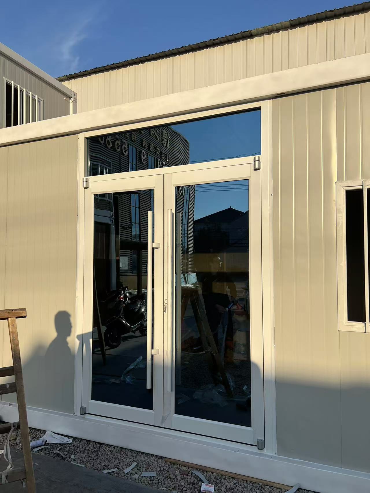 Glass door