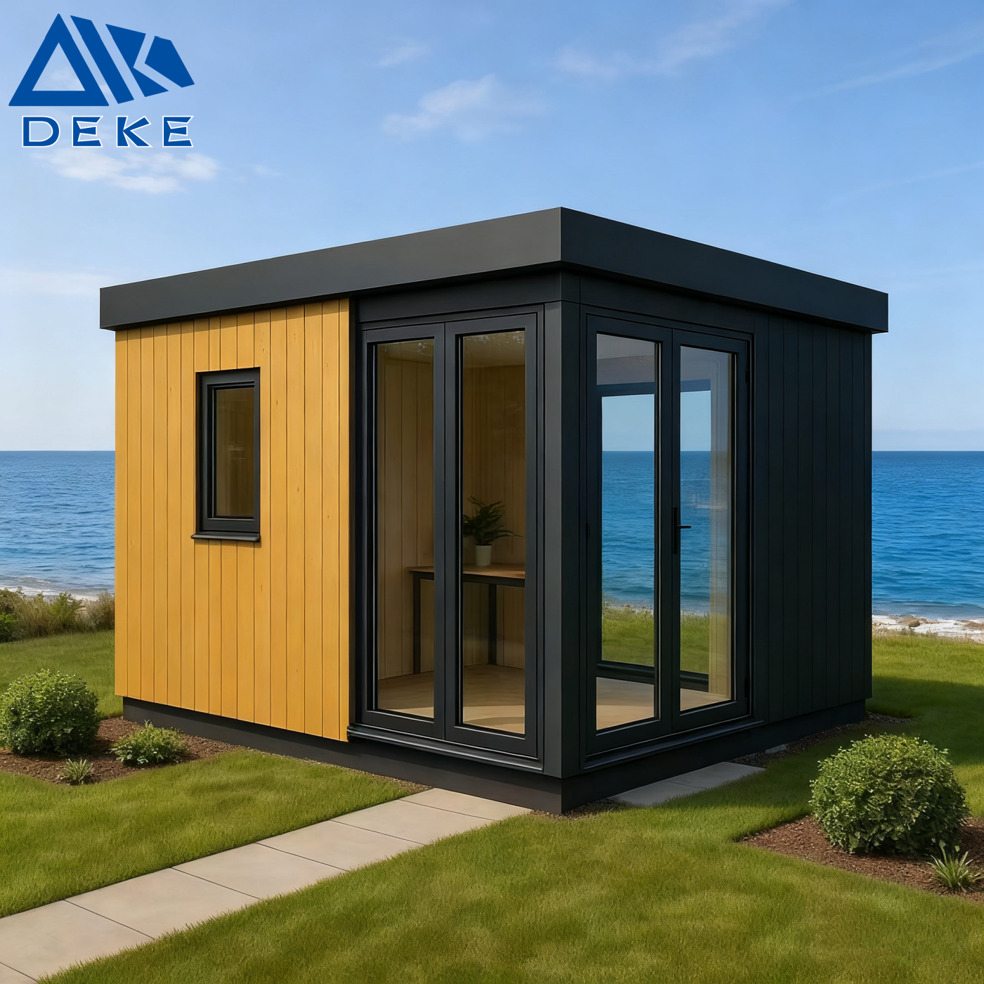 Custom Design Prefab Office Container House Backyard Garden Prefabricated Portable Office Home Modular House