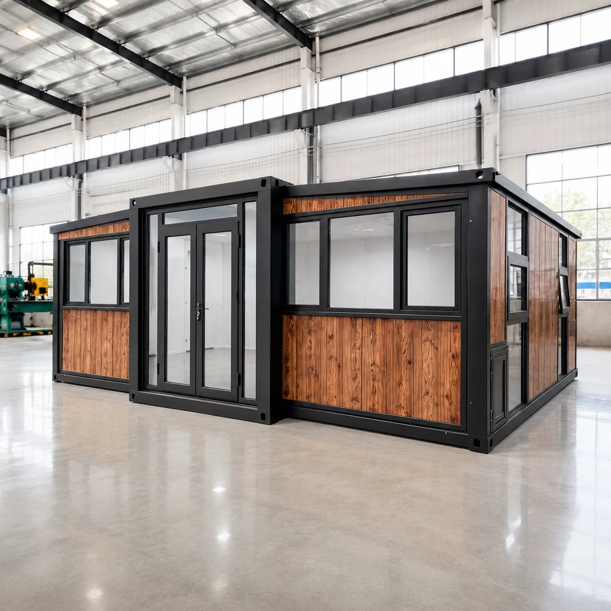 20FT Two Bedroom Folding Portable Prefabricated Tiny House Modular Home for Family Living