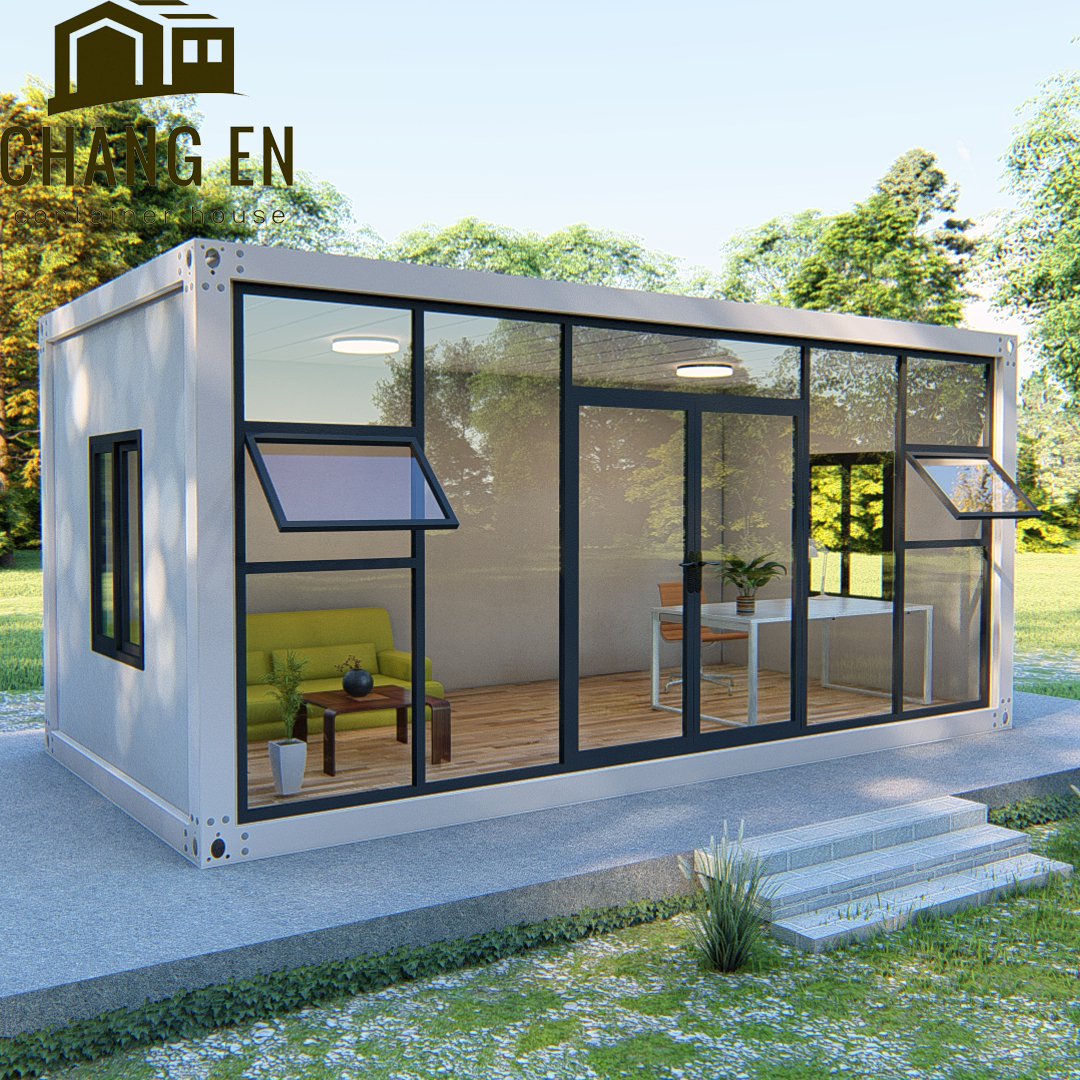 New Innovations 20ft Steel JHCE1 Container Easy Install Luxury Home Office Cabin Foldable Modular Tiny House for Sandwich Panel