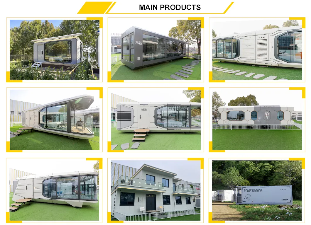 Waterproof Durable Earthquake Proof Sound Insulation Prefabricated Modular Villa
