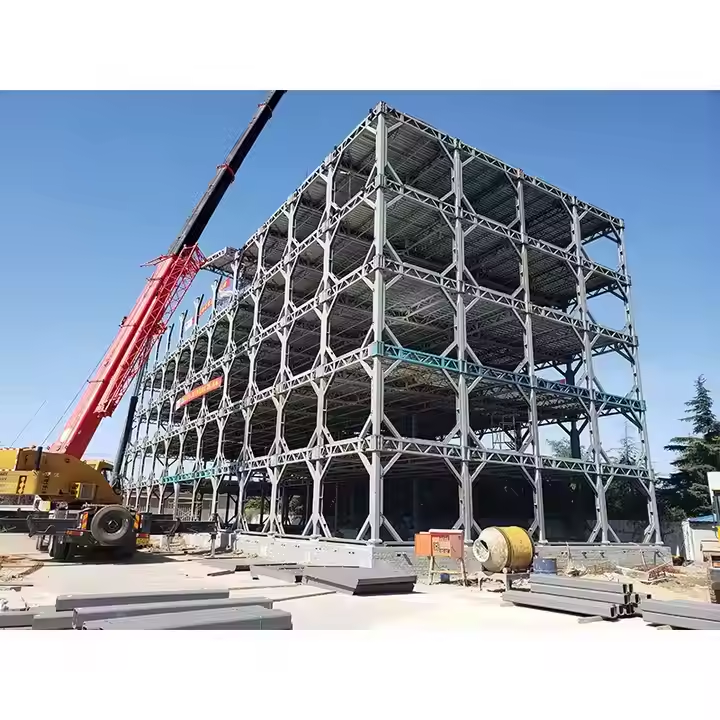 Self-Developed Assembly Light Steel Structure Modular Building Office Apartment Hospital Hotel Commercial Construction Buildings