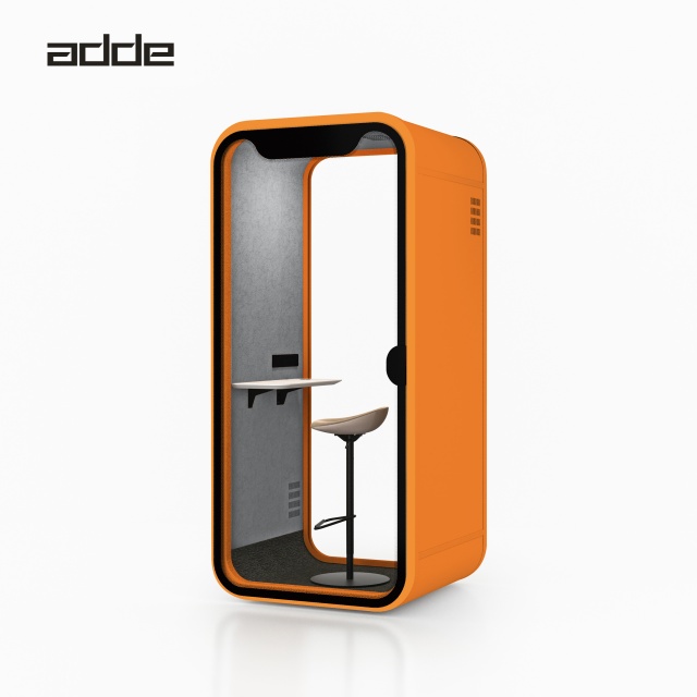 Easy Install Single Person Privacy Home Indoor Outdoor Intelligent Office Meeting Pod Low Noise Prefab Glass Office Room Pod