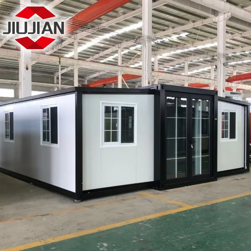 Prefabricated Tiny Foldable/Folding/Fold Steel Structure Movable Modular Luxury Prefab Mobile Living Expandable Shipping Office Container House with 2/3 Bedroom