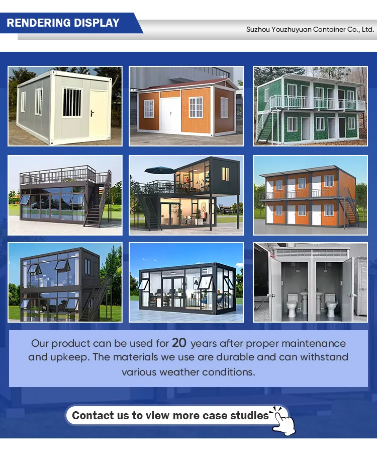 Small Portable Movable 20FT Prefabricated Living Detachable Modular Tiny Home Container House