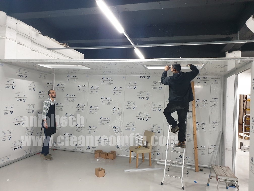 Prefab Mobile Modular Medical Advices Clean Room Laboratory Cleanroom